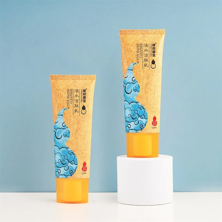 120ml Empty Face Wash Cream Facial Cleanser Tube
