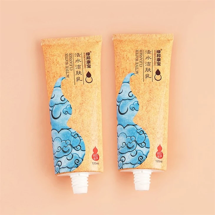 120ml Empty Face Wash Cream Facial Cleanser Tube