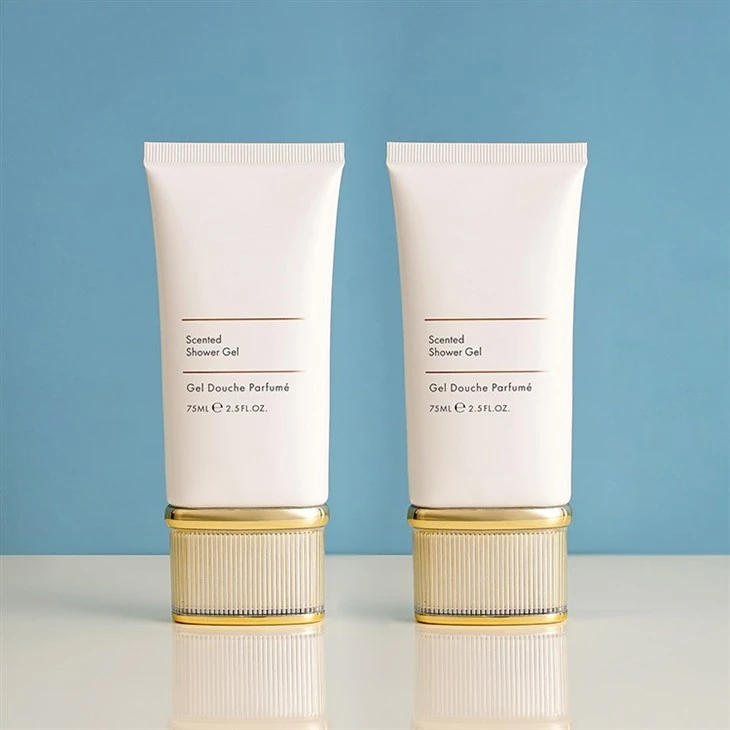 75ml OEM Manufacture Body Cream Cosmetics Packaging Tube PE Plastic Super Flat Packaging Sunscreen Hand Cream Packaging Tube