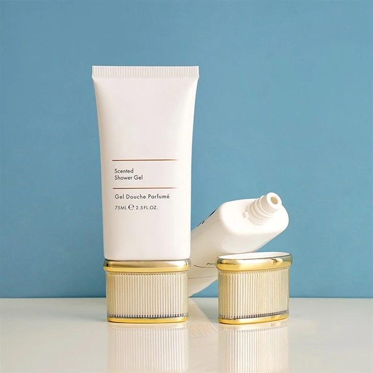 75ml OEM Manufacture Body Cream Cosmetics Packaging Tube PE Plastic Super Flat Packaging Sunscreen Hand Cream Packaging Tube