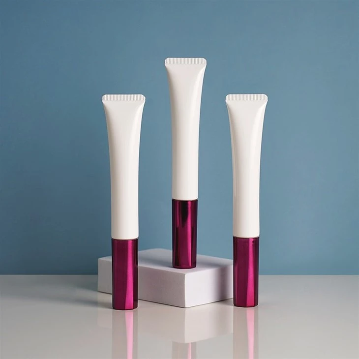 Multifunctional Custom Logo Hair Growth Liquid Scalp Care Container Skincare Cream Container Eye Cream Tube With Applicator