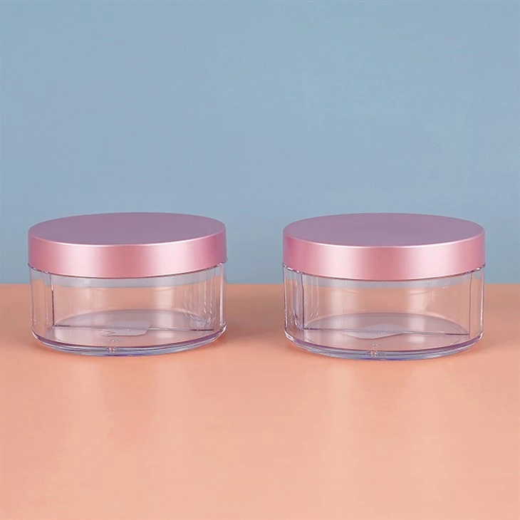 150ml 200ml 흰색 라벨링 인쇄 화장품 플라스틱 항아리 헤어 크림 알로에 베라 젤 항아리 얼굴 크림 바디 스크럽 용기 용기
