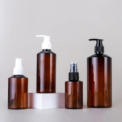 Clear Plastic PE Bottle With Lotion Pump